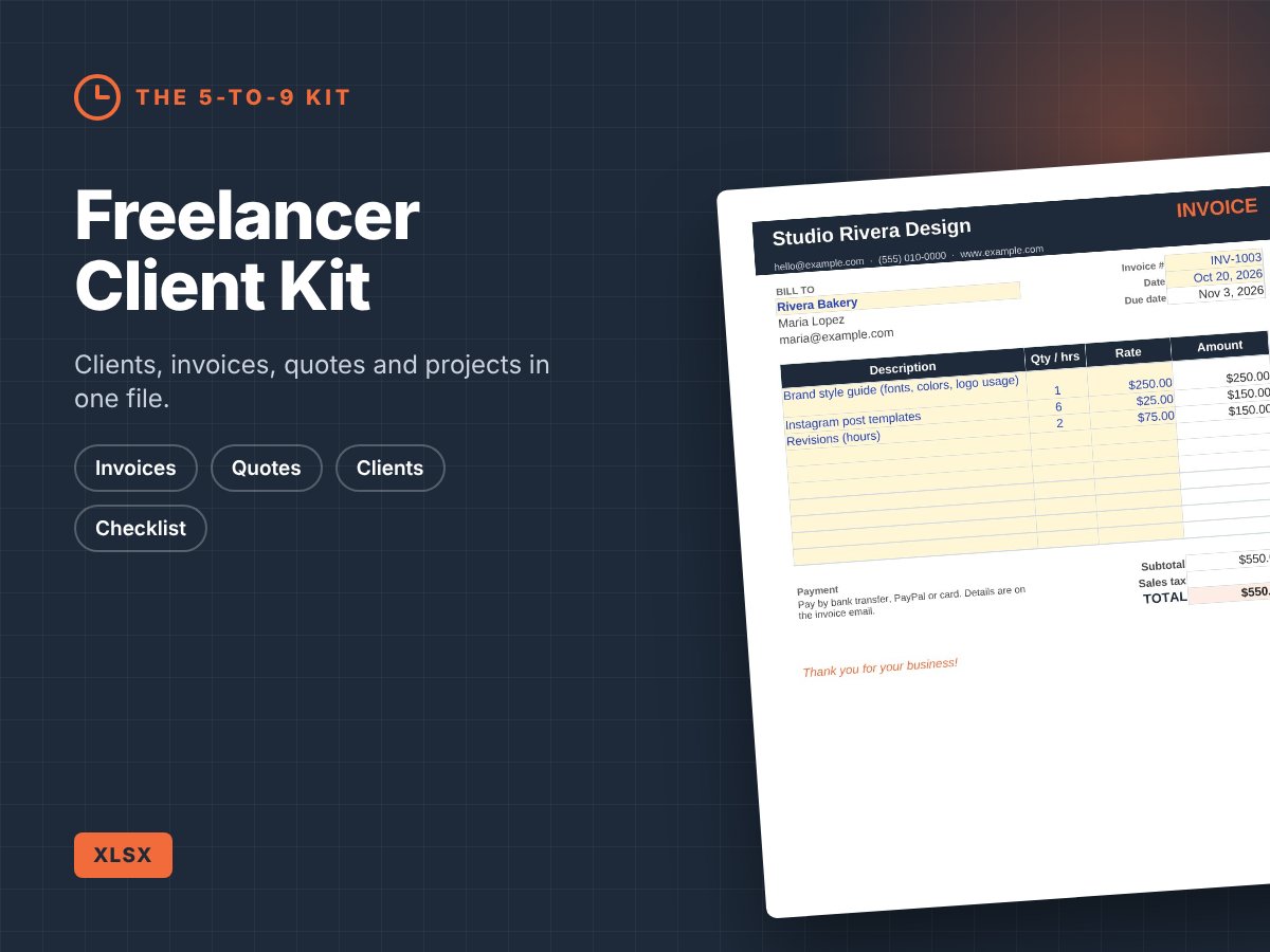 Freelancer Client Kit preview